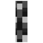  Termoarredo idraulico 180x51 cm interasse mm 50 Modello 'Almost Black' Termocrea