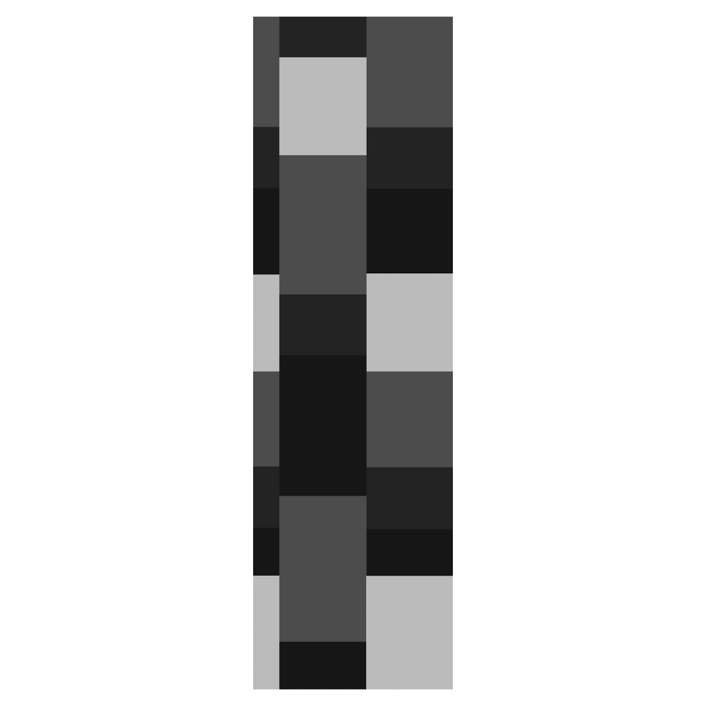  Termoarredo idraulico 180x51 cm interasse mm 50 Modello 'Almost Black' Termocrea