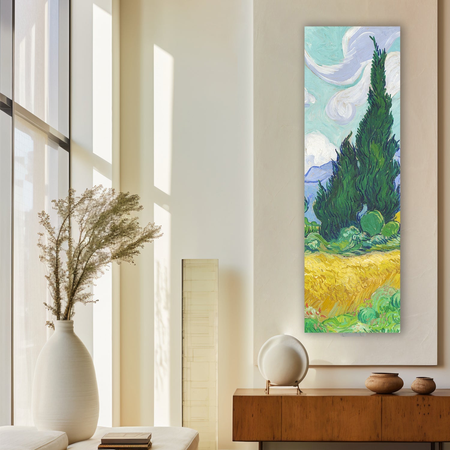  Termoarredo idraulico 150x36 cm interasse mm 50 Modello 'Wheat' Termocrea