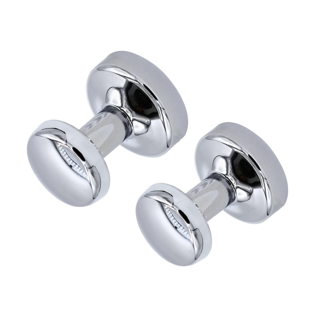 Coppia di 2 appendini in abs Lazzarini modello Calla con fissaggio radiatore - Cromato