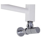 Termoarredo modello Sanremo Dritto di Lazzarini 1703x600 mm - Bianco