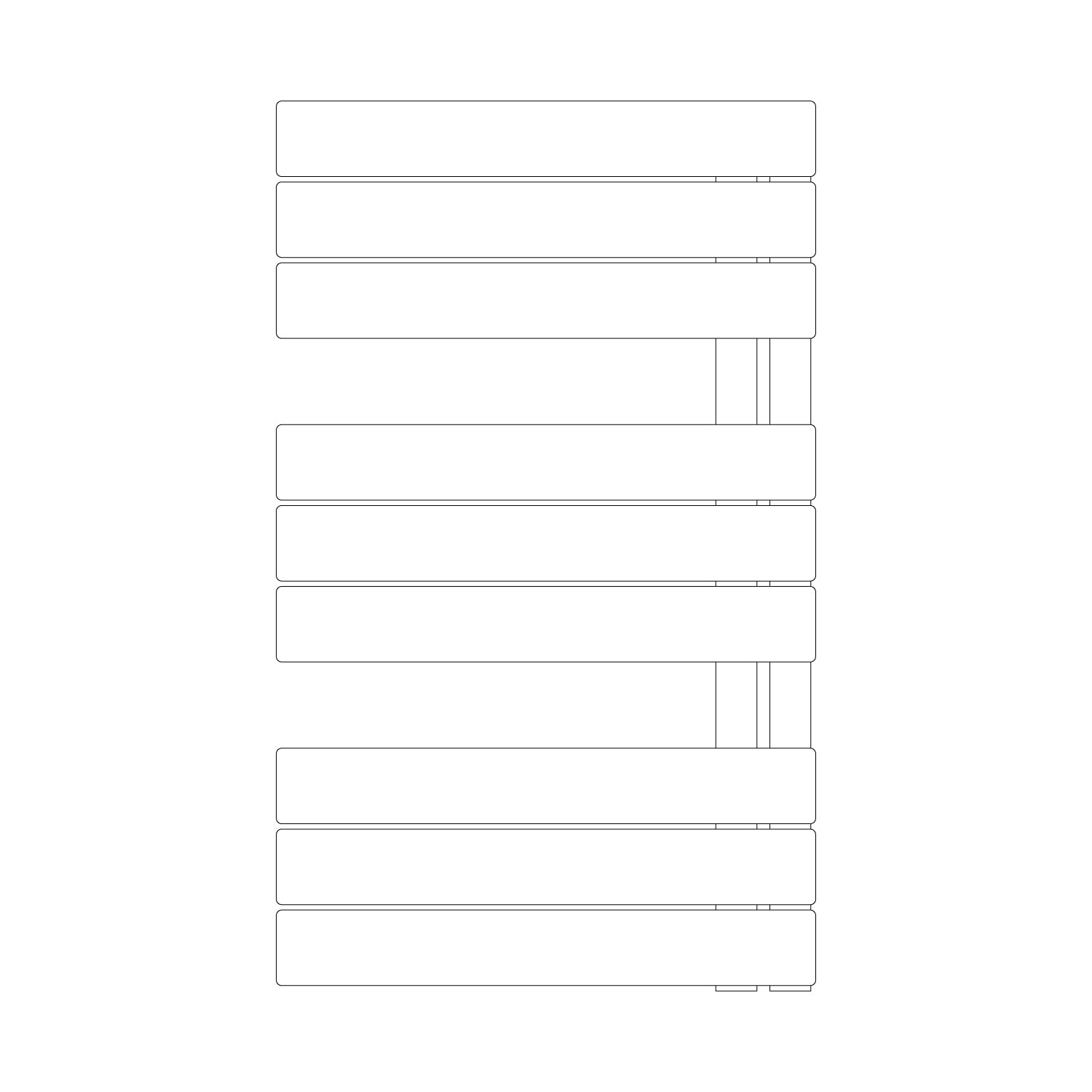 Termoarredo idraulico modello Alba di Lazzarini 830x500 - Bianco