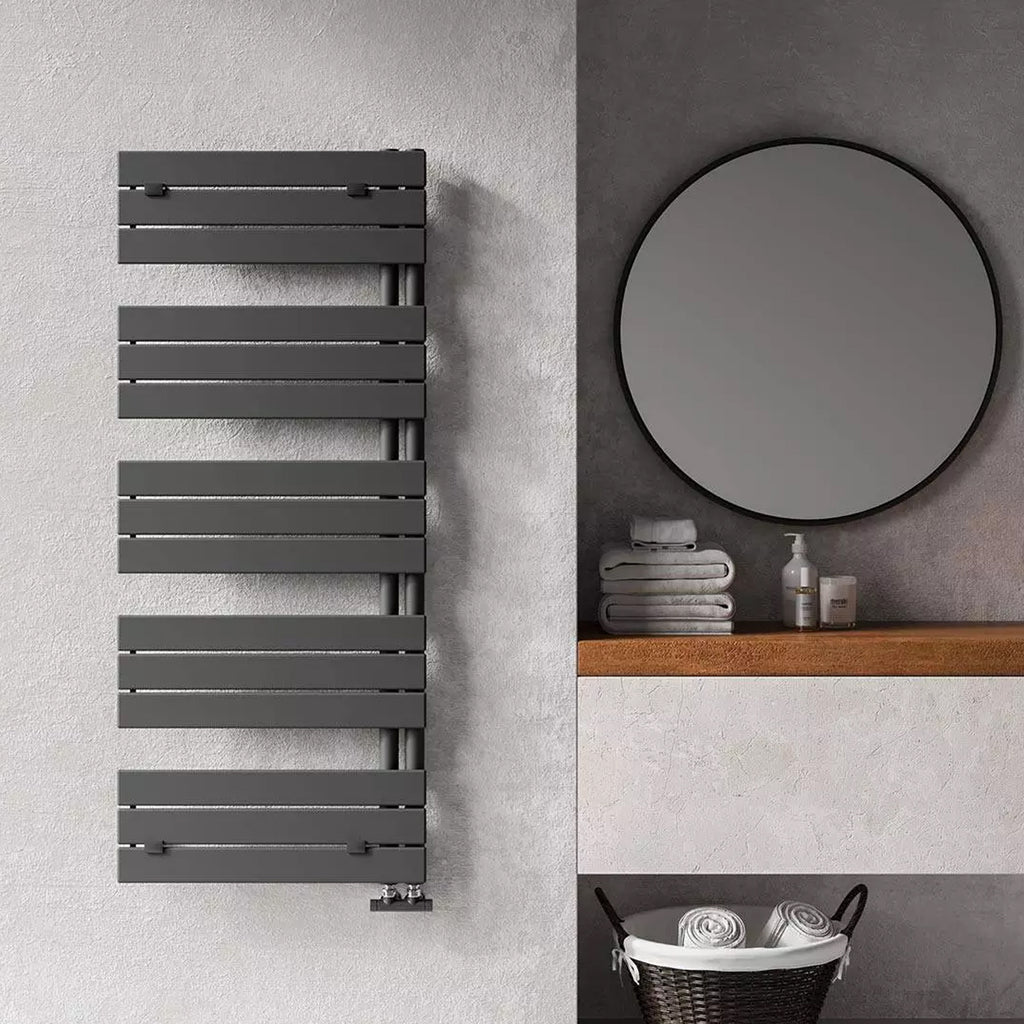 Termoarredo idraulico modello Alba di Lazzarini 1430x500 - Antracite