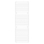 Termoarredo idraulico modello Palermo di Lazzarini 1512x500 - Bianco