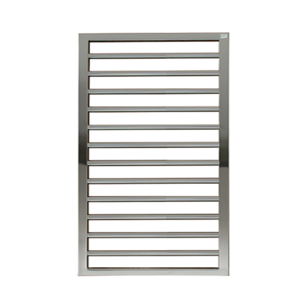 Termoarredo in acciaio con elementi tondi Cromato lucido Zehnder modello Subway H. 973 x L. 450 mm