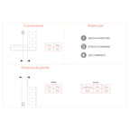 Termoarredo scaldasalviette in acciaio cromato 1230x550 interasse 500 Lazzarini Roma