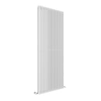 Termoarredo singolo Lazzarini 1506x680mm interasse 680/1470mm modello Grosseto V finitura Bianco