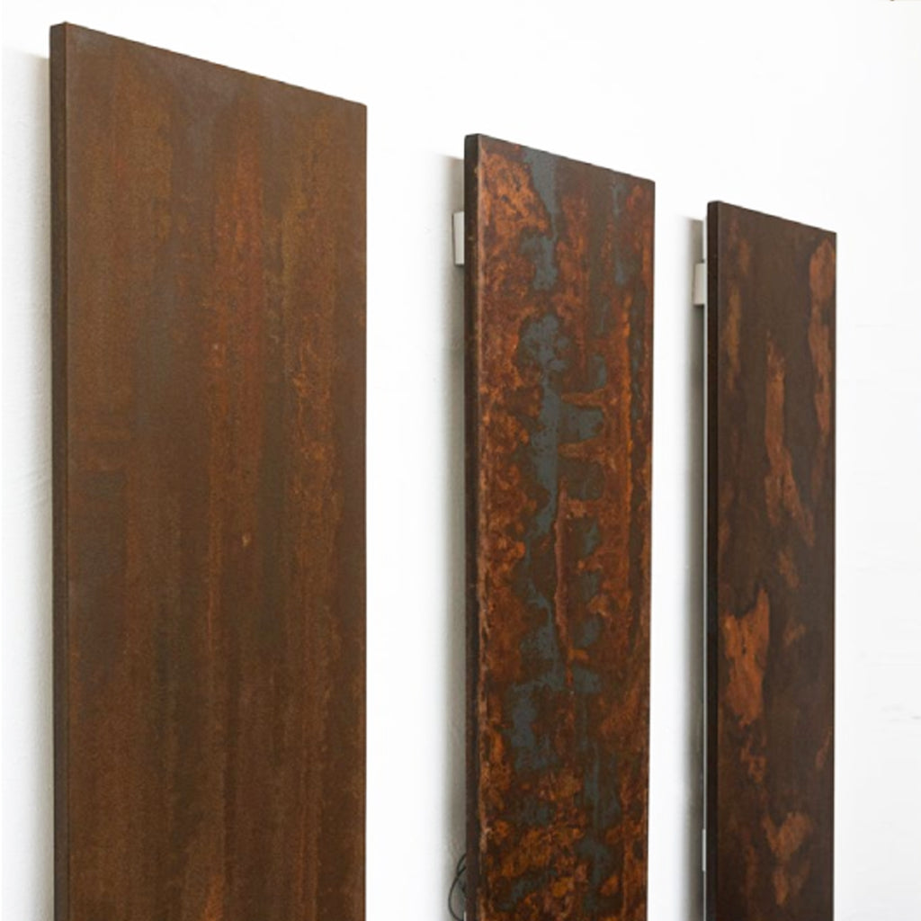 Termoarredo elettrico a piastra modello Perfetto 110x30 cm - Rusty