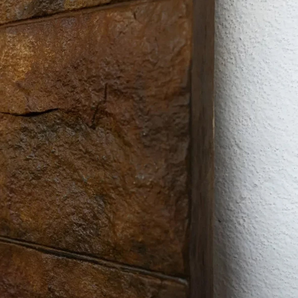 Termoarredo elettrico a piastra modello Toscana 110x30 cm - Rusty