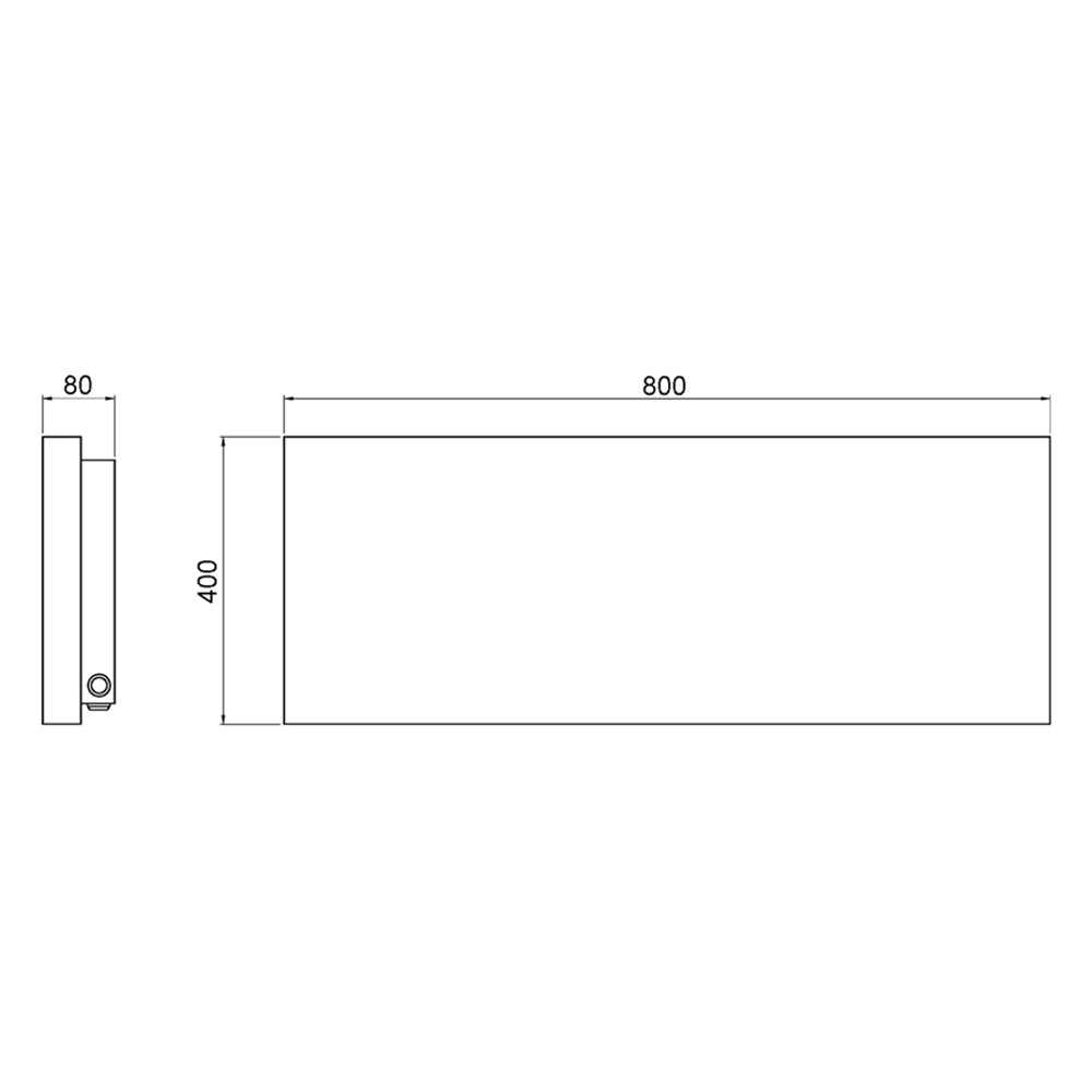 Scaldasalviette elettrico modello Xilo orizzontale 500 Watt serie legno con porta asciugamani cm 80x8x40h Hom Warm