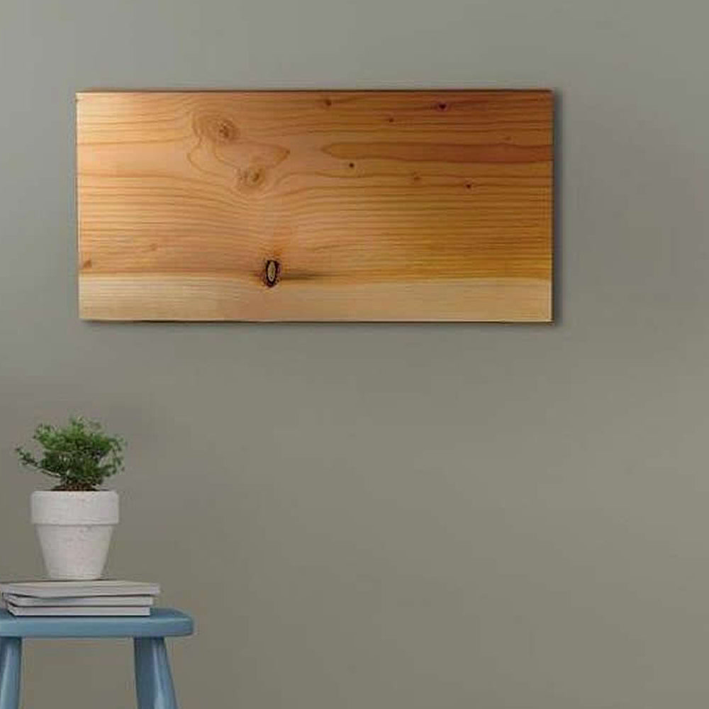 Scaldasalviette elettrico modello Xilo orizzontale 500 Watt serie legno con porta asciugamani cm 80x8x40h Hom Warm