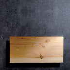 Scaldasalviette elettrico modello Xilo orizzontale 500 Watt serie legno con porta asciugamani cm 80x8x40h Hom Warm