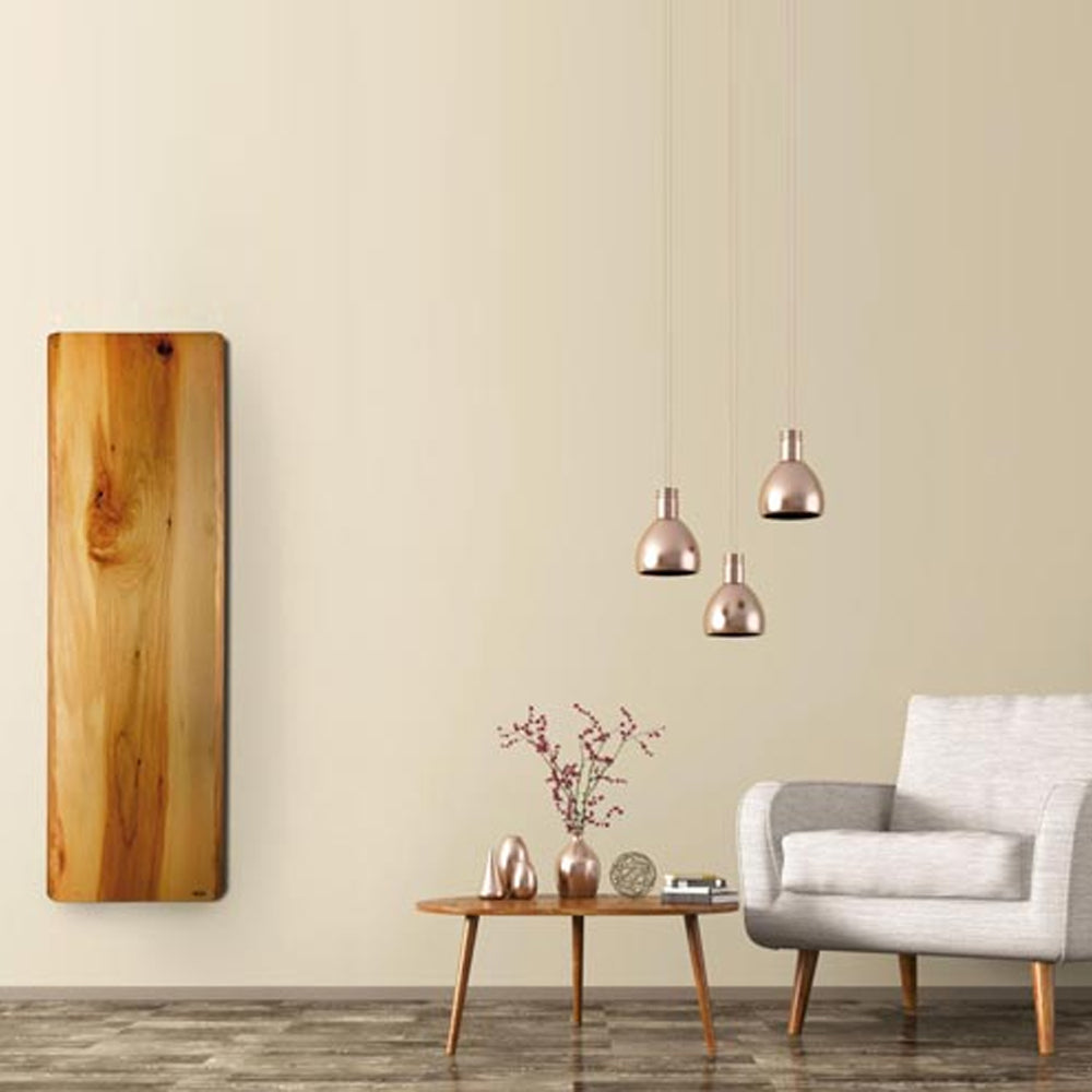 Termoarredo elettrico modello Xilo L 500 Watt serie legno cm 45x10x147h Hom Warm