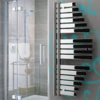 Termoarredo scaldasalviette Lazzarini Spinnaker cromato 1460x547 interasse 50