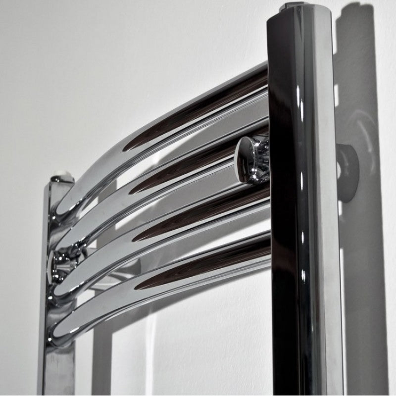 Termoarredo  Lazzarini Sanremo curvo 1420x500 interasse 450 - Cromato