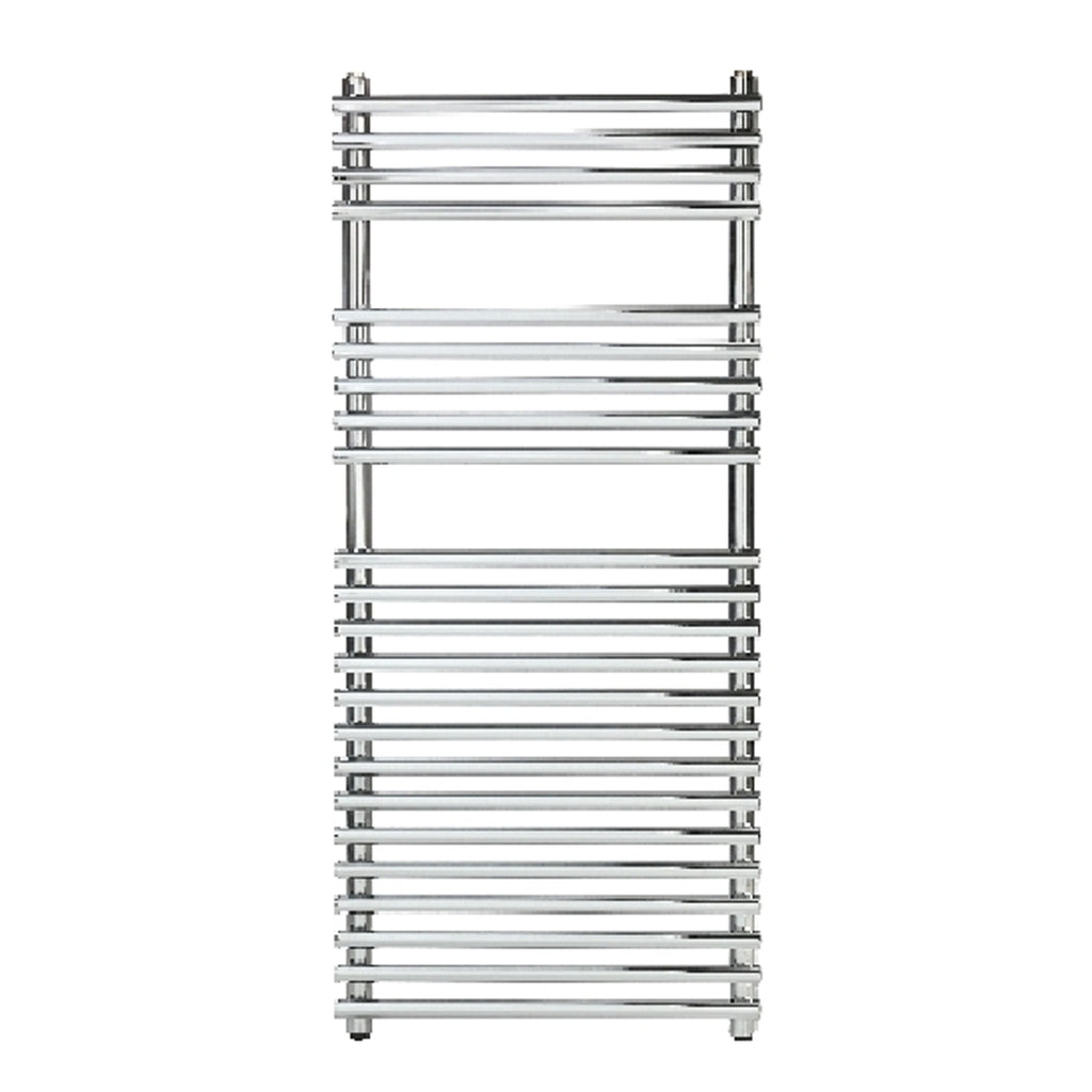 Termoarredo design acciaio cromo Aton tubi tondi orizzontali altezza 1650 mm