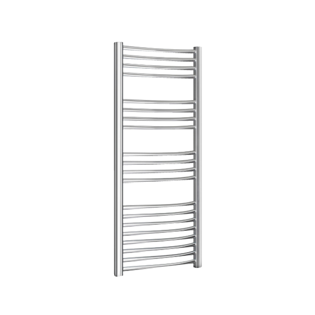 Versione outlet - Termoarredo bagno linea Kalura cromato curvo h. 1500 - Interasse 400 mm