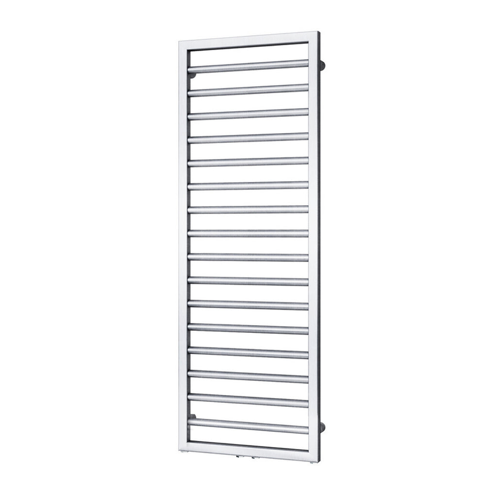 Termoarredo in acciaio con elementi tondi Cromato lucido Zehnder modello Subway H. 1261 x L. 450 mm