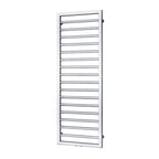 Termoarredo in acciaio con elementi tondi Cromato Lucido Zehnder modello Subway H. 1261 x L. 600 mm
