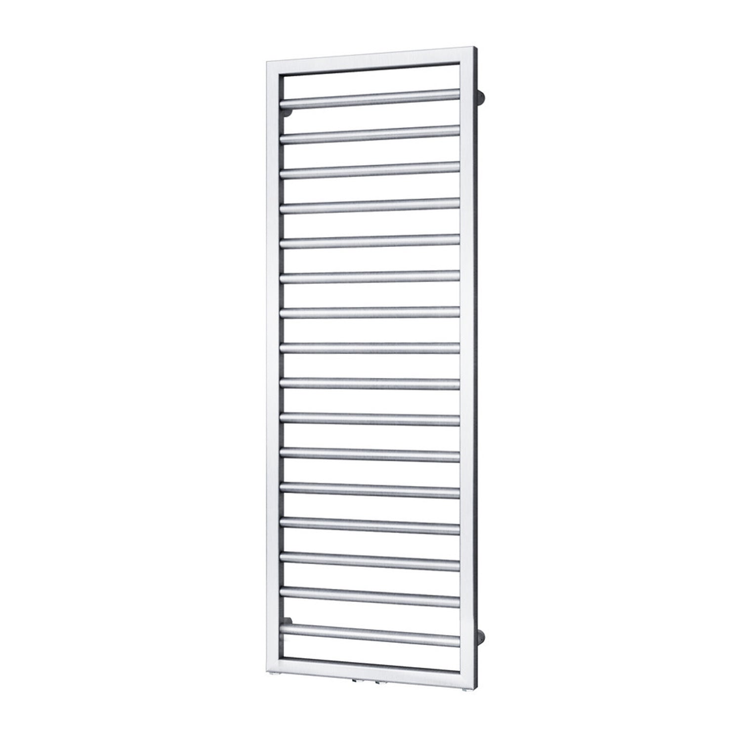 Termoarredo in acciaio con elementi tondi Cromato Lucido Zehnder modello Subway H. 1261 x L. 600 mm