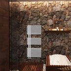 Termoarredo a bandiera 1120x500 mm interasse 50 mm modello Bari finitura Bianco