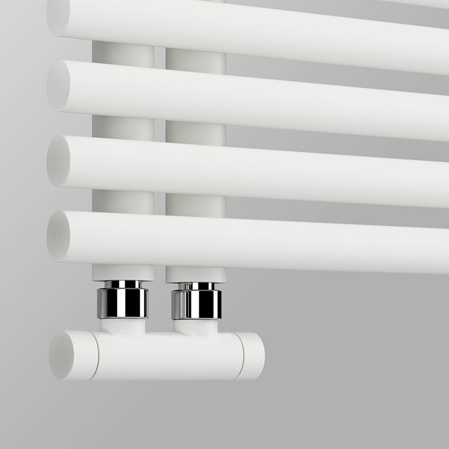 Termoarredo a bandiera 1120x500 mm interasse 50 mm modello Bari finitura Bianco