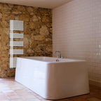 Termoarredo a bandiera 1120x500 mm interasse 50 mm modello Bari finitura Bianco