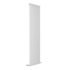 Termoarredo singolo Lazzarini 1806x392 mm interasse 392/1770 mm modello Grosseto V finitura Bianco