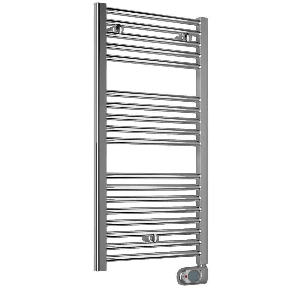 Termoarredo elettrico Lazzarini Cortina EVO cromato 920x480 con termostato