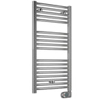 Termoarredo elettrico Lazzarini Cortina EVO cromato 920x480 con termostato