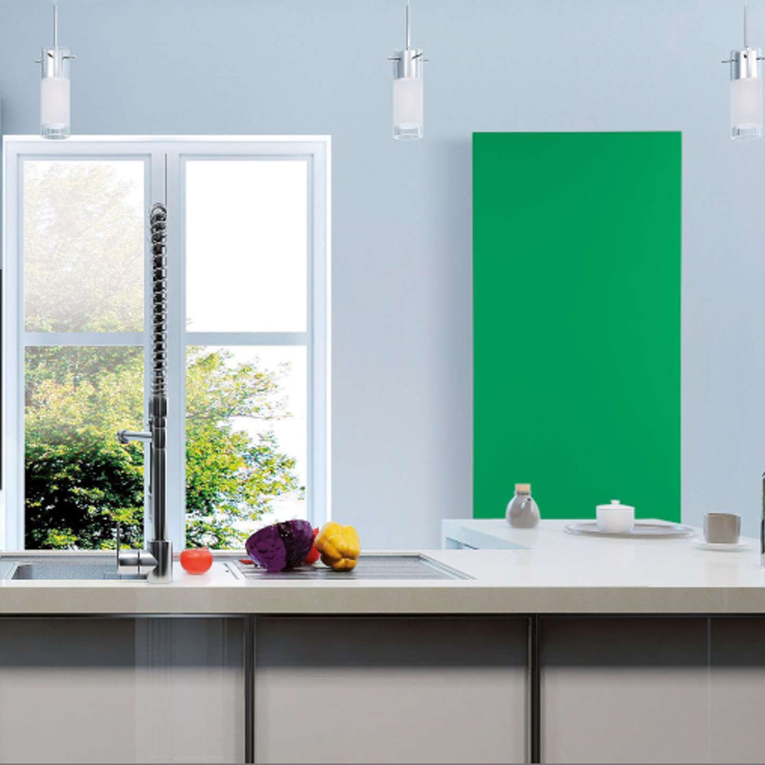 Termoarredo elettrico a piastra modello Perfetto 180x55 cm - Bianco