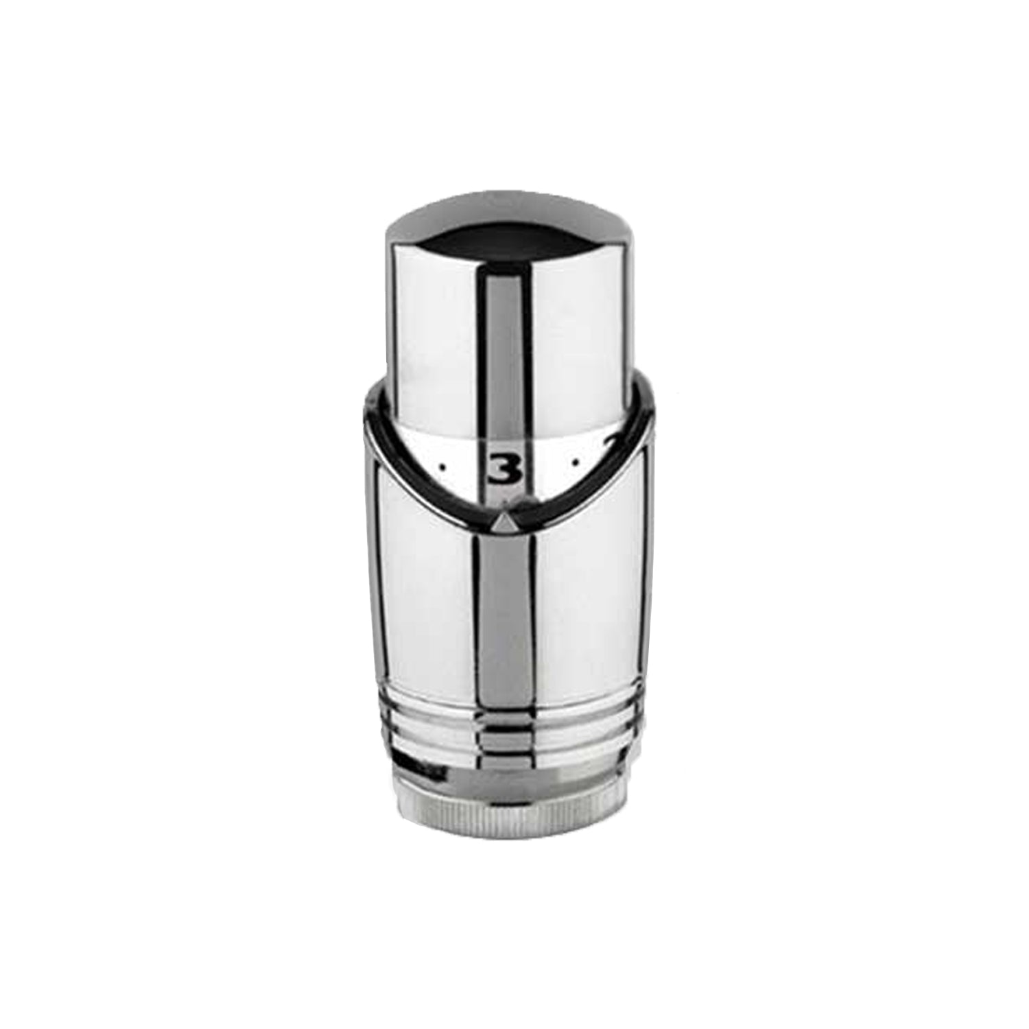 Kit Valvola-Detentore Termostatizzabile Monotubo/Bitubo con Testa Termostatica Cromo