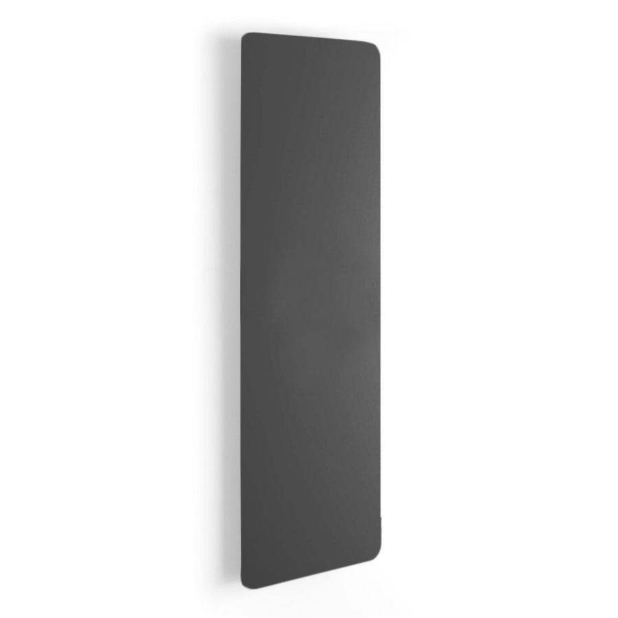 Termoarredo idraulico 886 Watt a muro in acciaio al carbonio collezione Caligo di Lineabeta colore nero cm 47x159