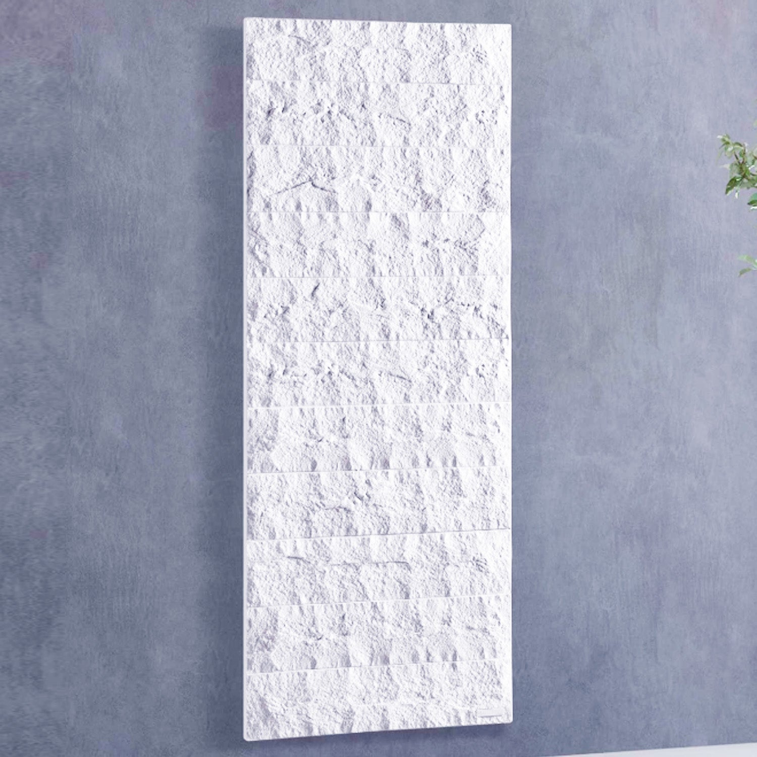 Termoarredo elettrico a piastra modello Toscana 110x55 cm - Bianco