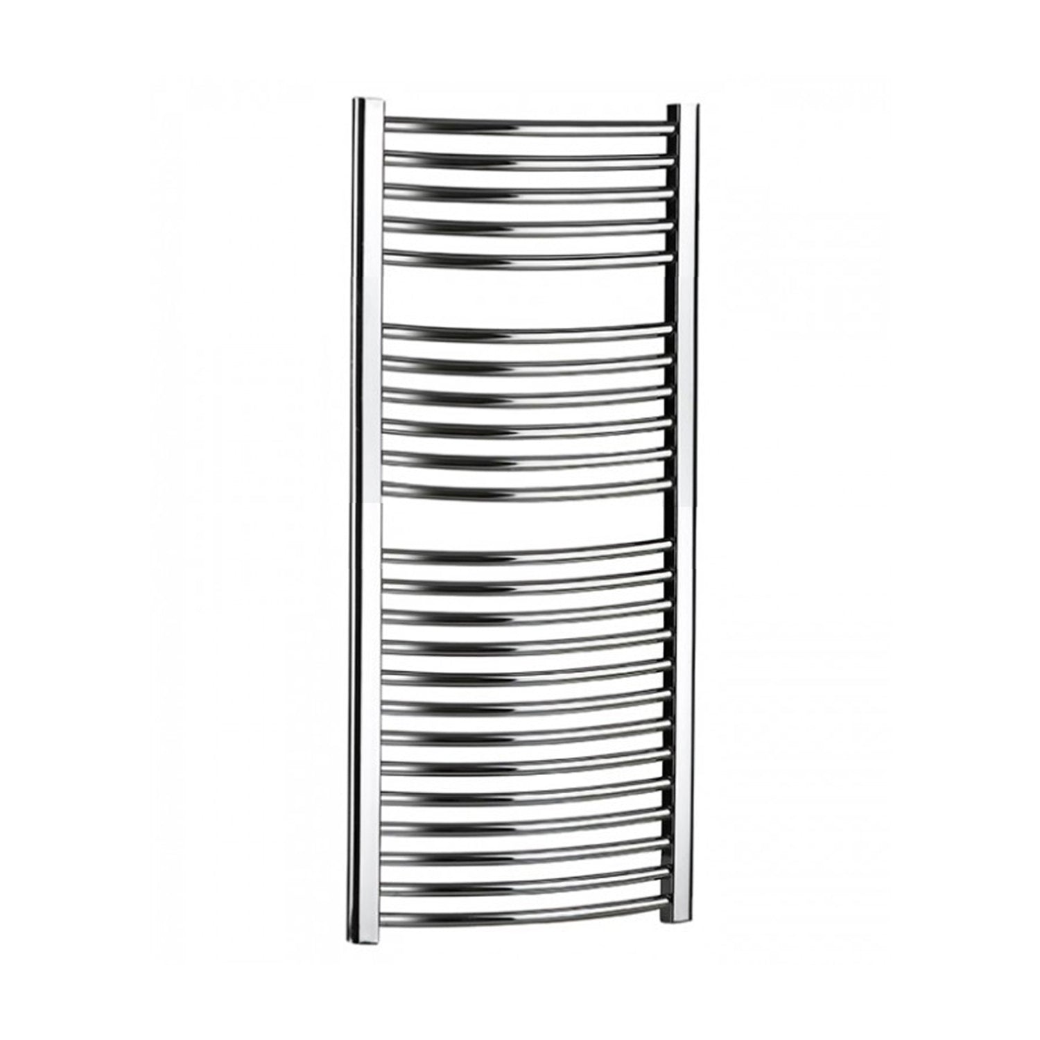 Termoarredo Curvo Roma di Lazzarini 1230x450 interasse 405 - Cromato