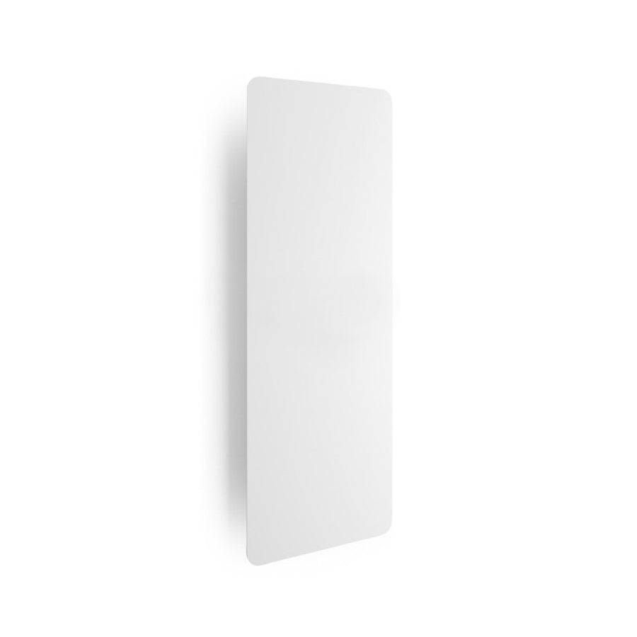Termoarredo elettrico a muro in acciaio al carbonio collezione Caligo di Lineabeta colore bianco cm 29x79