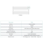 Termoarredo idraulico modello Genova di Lazzarini 534x1200 finitura Bianco
