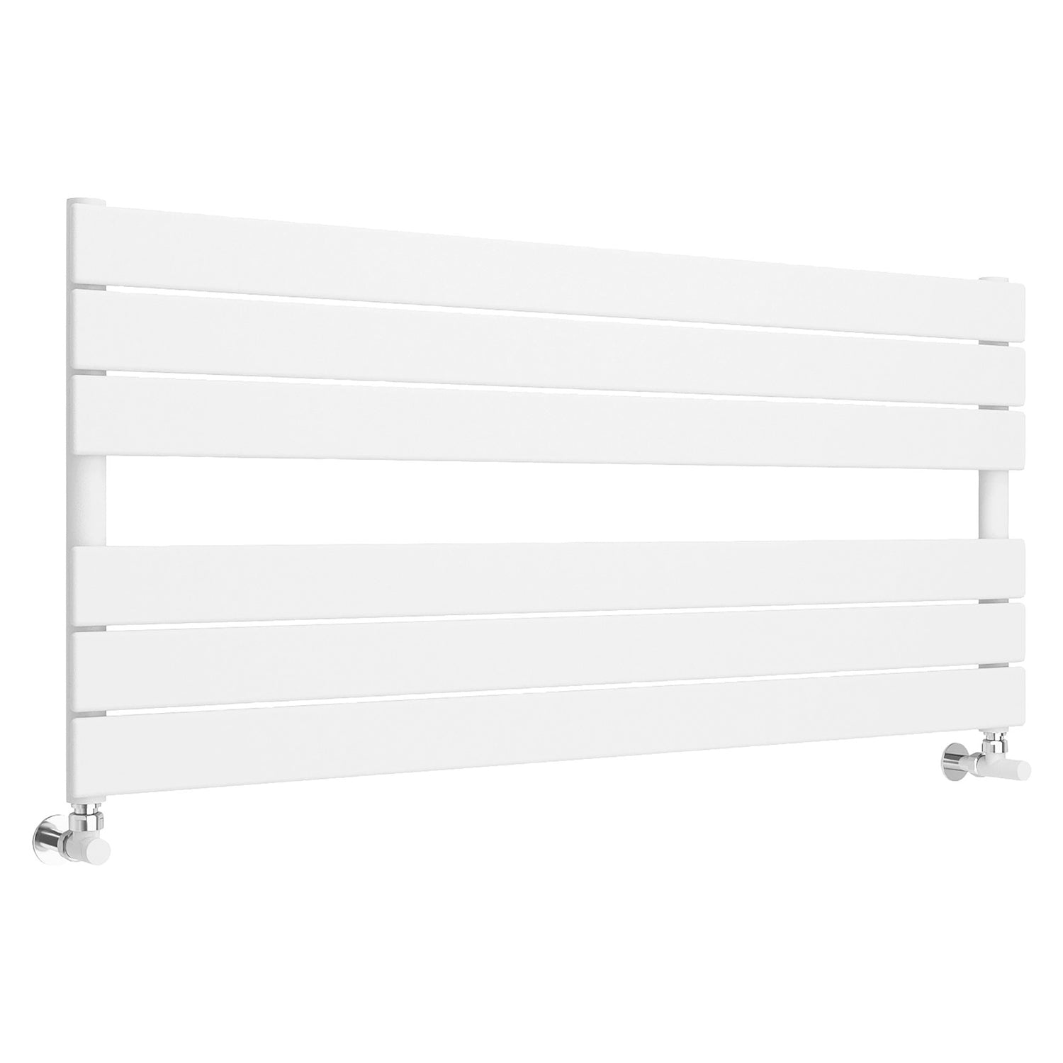 Termoarredo idraulico modello Genova di Lazzarini 534x1200 finitura Bianco