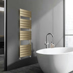 Termoarredo idraulico modello Egadi di Lazzarini 1512x500 mm B-Brass