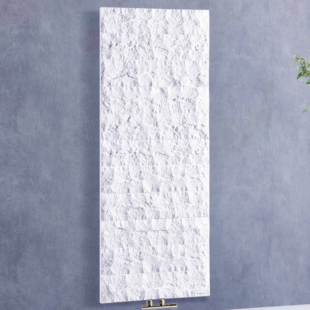 Termoarredo a piastra modello Toscana 150x55 cm interasse 5 cm - Bianco