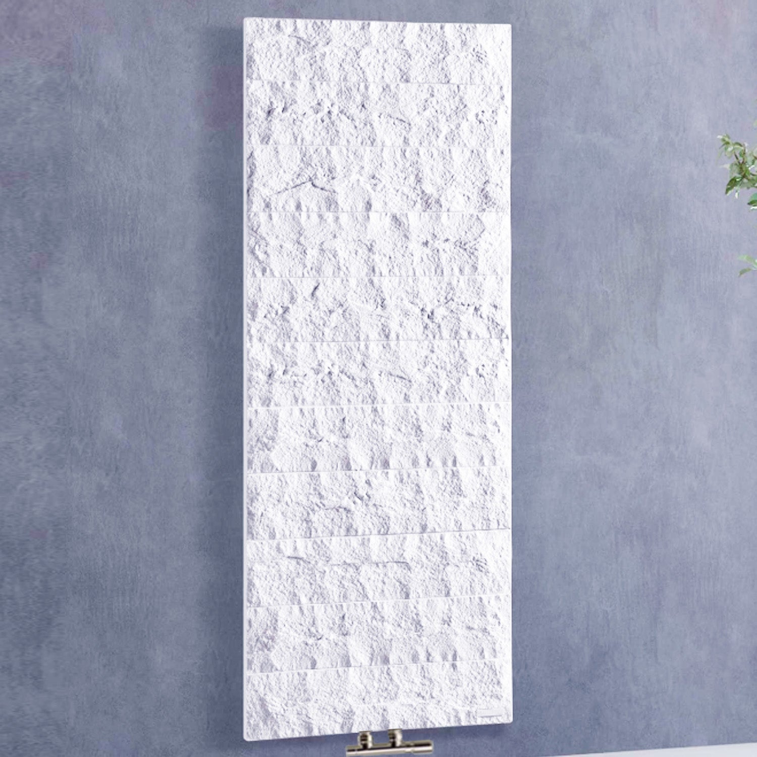 Termoarredo a piastra modello Toscana 86x55 cm interasse 5 cm - Bianco