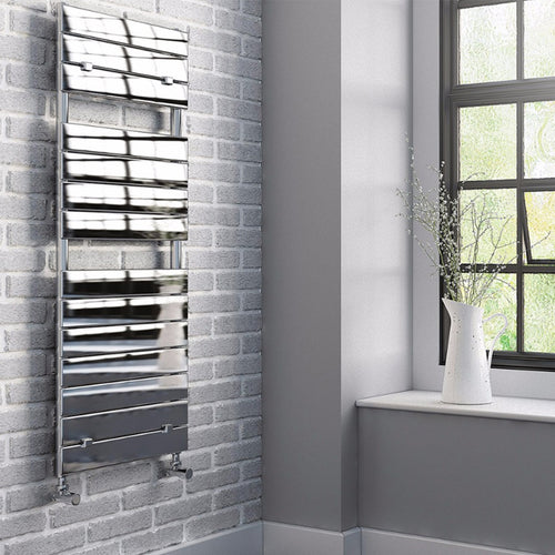 Termoarredo scaldasalviette Lazzarini Palermo 1213x500 interasse 450 cromato