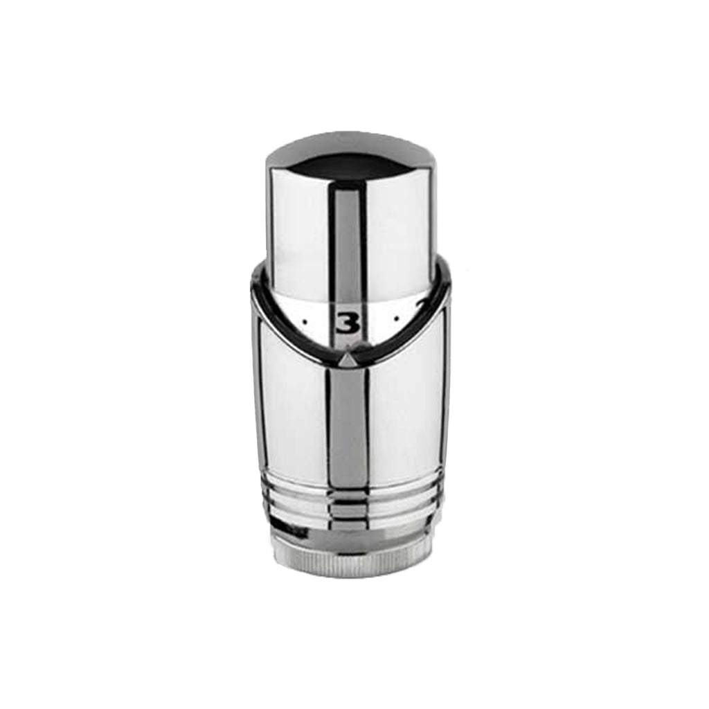 Kit Valvola-Detentore Termostatizzabile Monotubo/Bitubo con Testa Termostatica Cromo