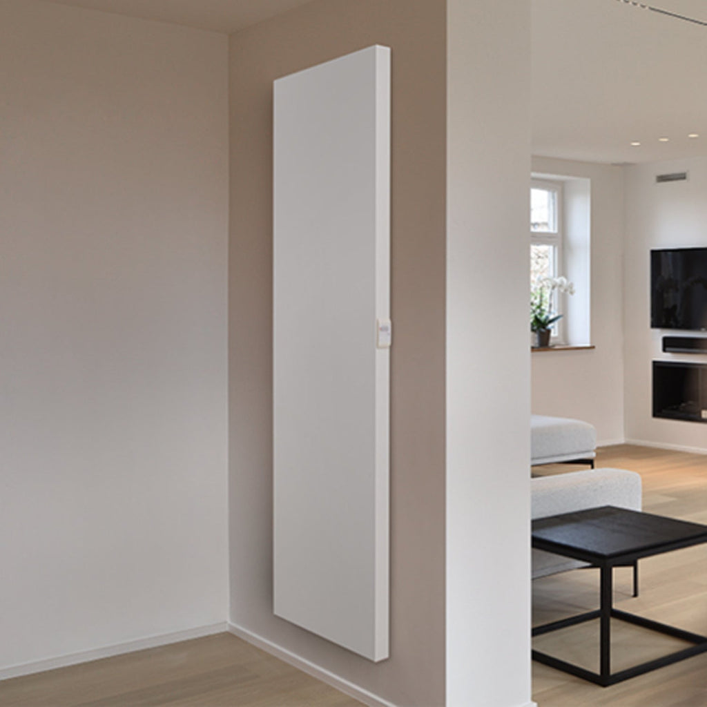 Termoarredo elettrico a piastra verticale modello E-Termocrea bianco 200x50 cm Alta Potenza 1500 Watt