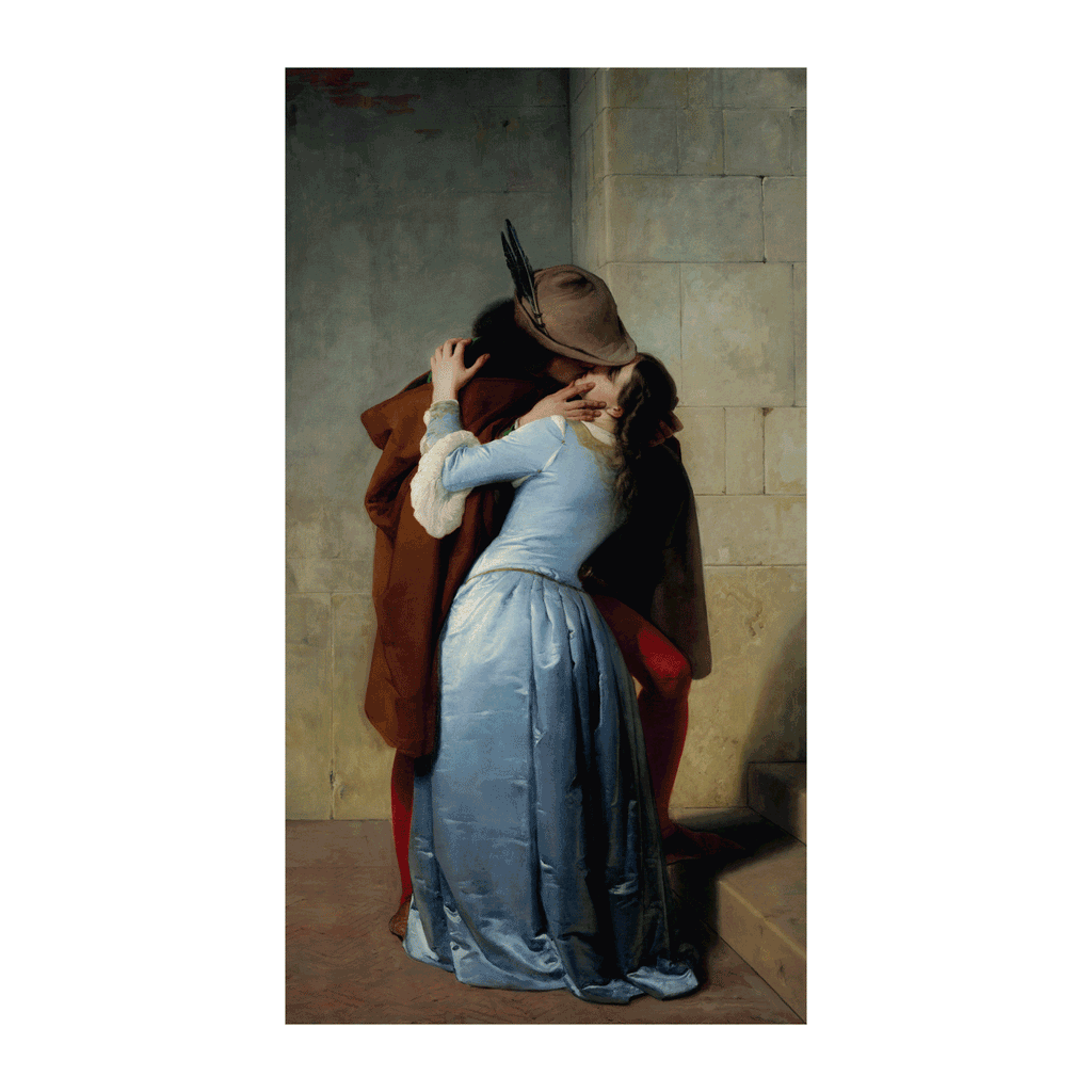  Termoarredo idraulico 120x59 cm interasse mm 50 Modello 'Il bacio di Hayez' Termocrea