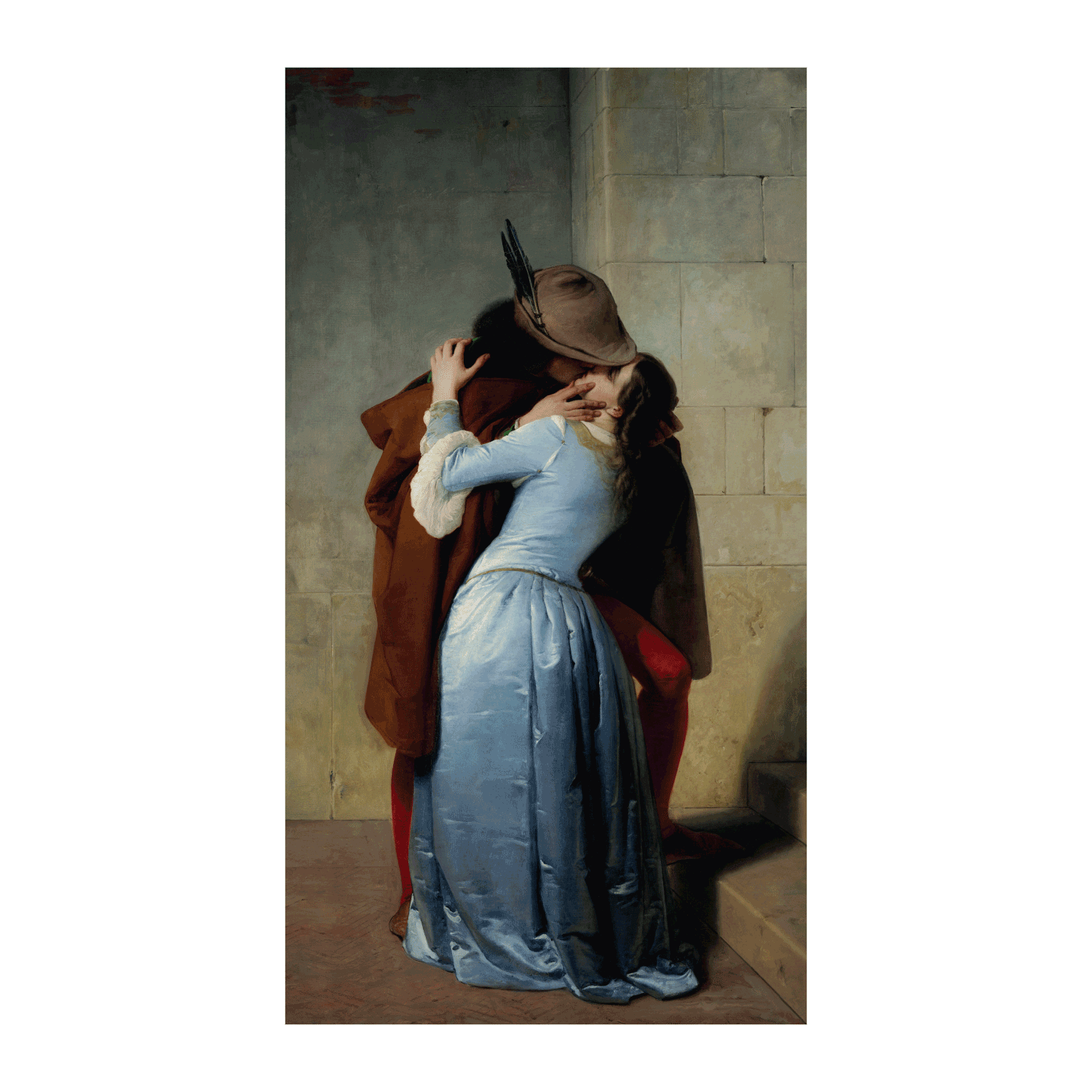  Termoarredo idraulico 120x59 cm interasse mm 50 Modello 'Il bacio di Hayez' Termocrea