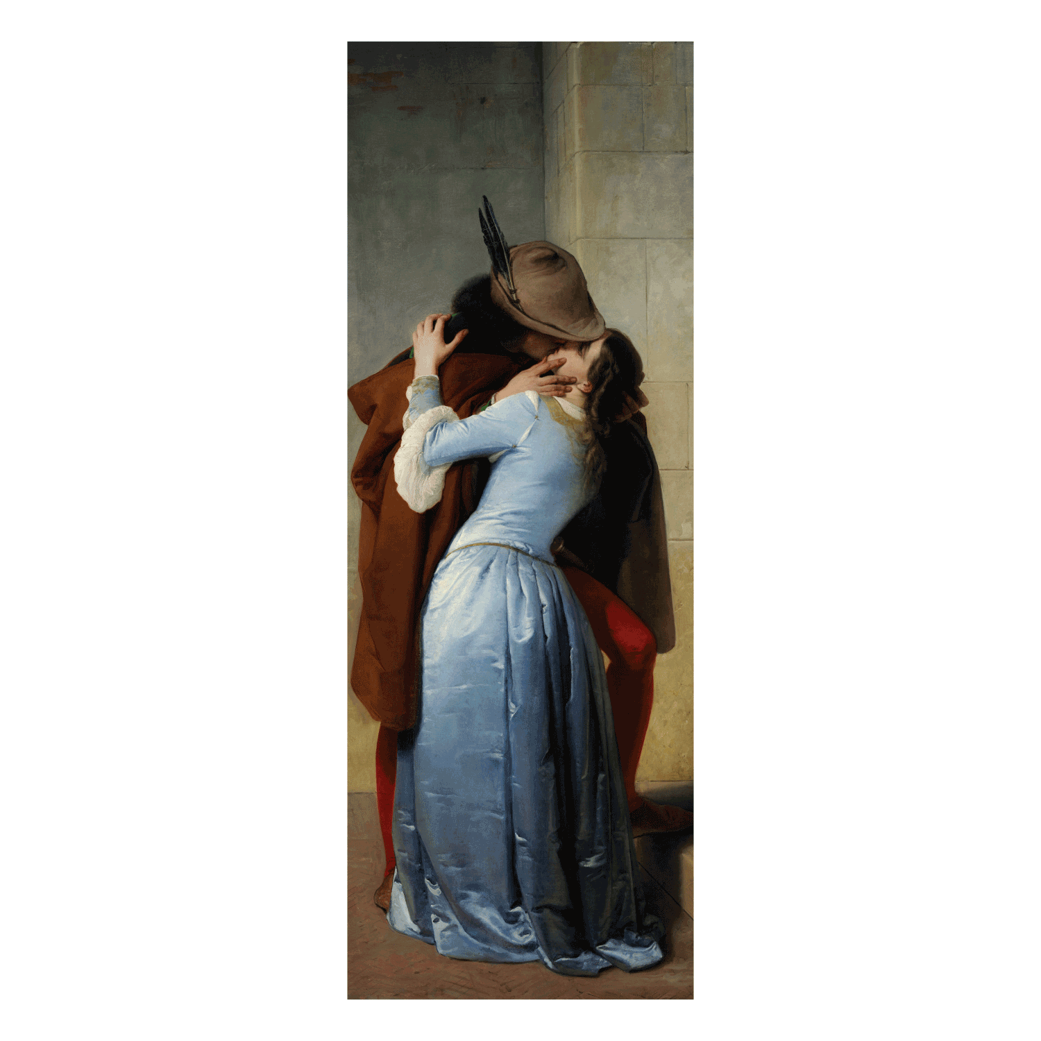  Termoarredo idraulico 150x51 cm interasse mm 50 Modello 'Il bacio di Hayez' Termocrea