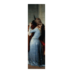  Termoarredo idraulico 150x36 cm interasse mm 50 Modello 'Il bacio di Hayez' Termocrea