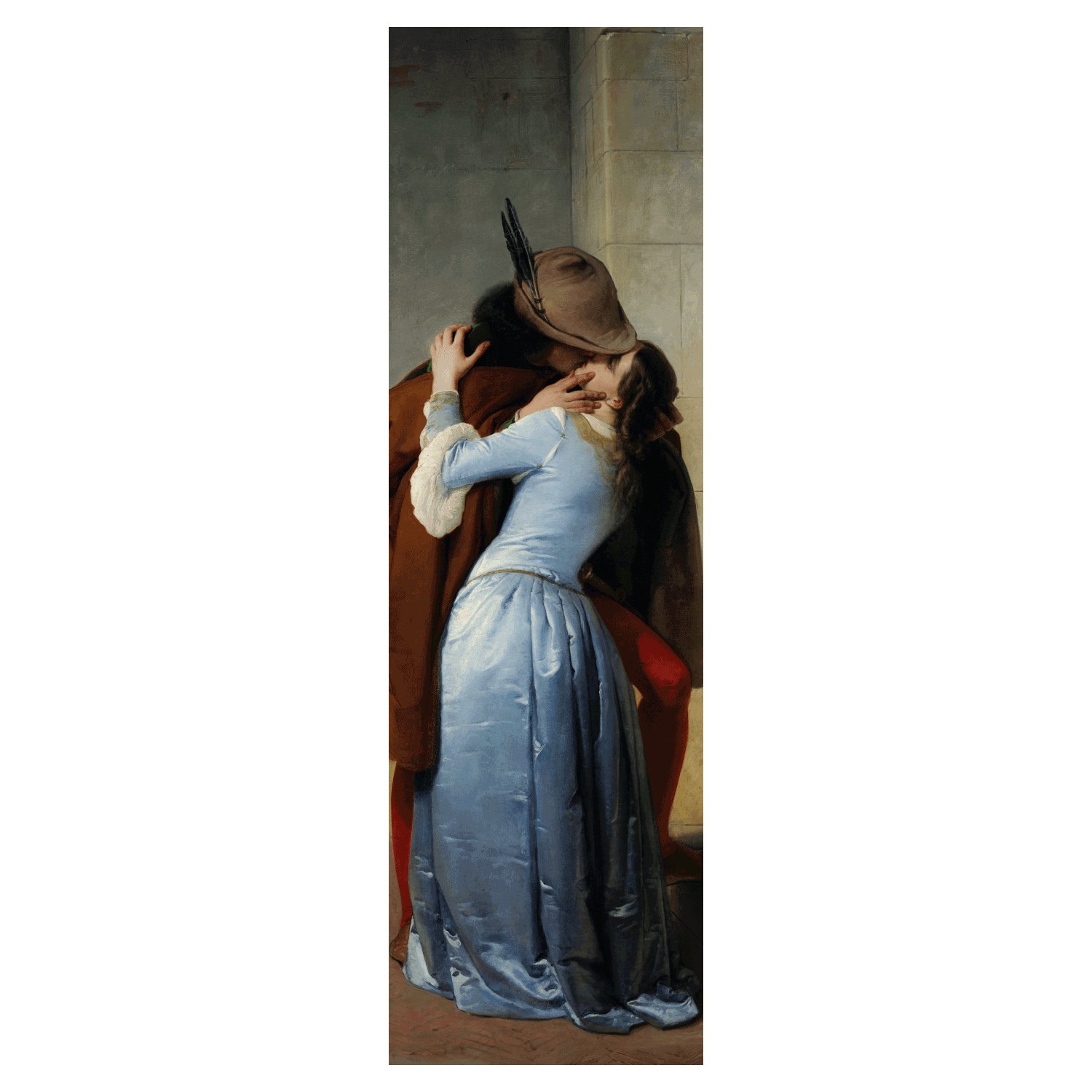  Termoarredo idraulico 180x51 cm interasse mm 50 Modello 'Il bacio di Hayez' Termocrea