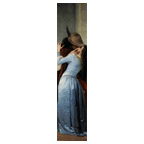  Termoarredo idraulico 180x36 cm interasse mm 50 Modello 'Il bacio di Hayez' Termocrea